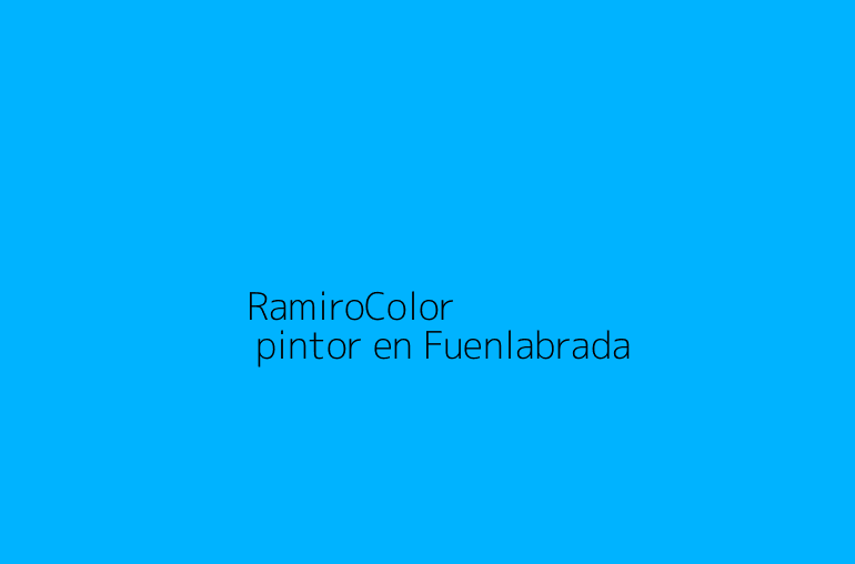 RamiroColor | pintor en Fuenlabrada